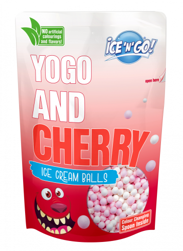 NOVINKA - Kuličková zmrzlina ICE'N'GO! Cherry yogurt 80g