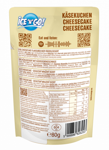NOVINKA - Kuličková zmrzlina ICE'N'GO! Cheese Cake 80g