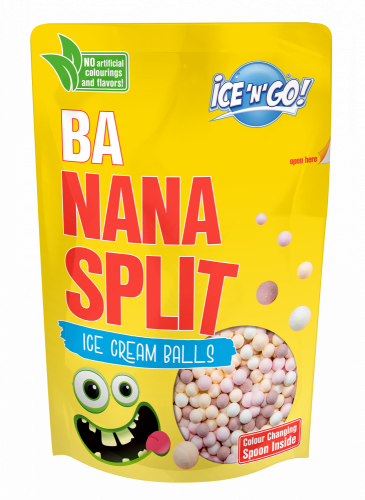 Kuličková zmrzlina ICE'N'GO! Banana split 80 g