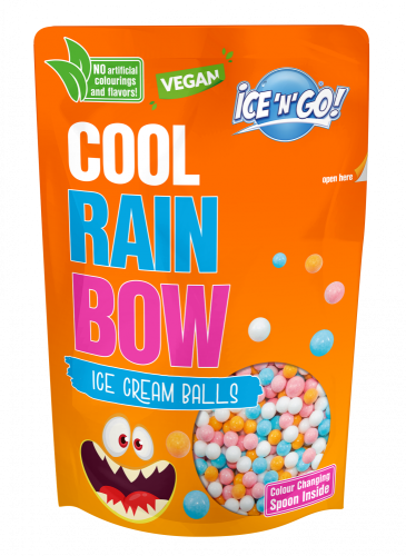 NOVINKA - Kuličková zmrzlina ICE'N'GO! Rainbow 80 g