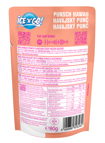 NOVINKA - Kuličková zmrzlina ICE'N'GO! Hawajský punč 80g