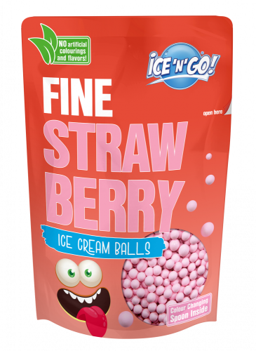 NOVINKA - Kuličková zmrzlina ICE'N'GO! Jahoda 80g