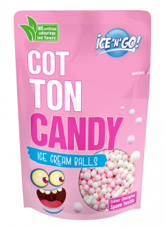 Kuličková zmrzlina ICE'N'GO! Cukrová vata 80 g